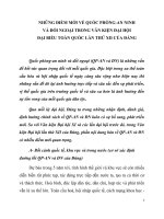 TÀI LIỆU THAM KHẢO   NHỮNG điểm mới về QUỐC PHÒNG AN NINH và đối NGOẠI TRONG văn KIỆN đại hội đại BIỂU TOÀN QUỐC lần THỨ XII của ĐẢNG