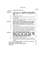 LUẬN văn THẠC sĩ   QUẢN lý HOẠT ĐỘNG học tập của SINH VIÊN đại học CÔNG NGHỆ, đại học QUỐC GIA hà nội