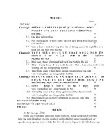 LUẬN văn THẠC sĩ   QUẢN lý HOẠT ĐỘNG NGHIÊN cứu KHOA học của SINH VIÊN TRƯỜNG đại học CÔNG NGHIỆP hà nội