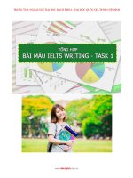 IELTS writing task 1