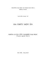 Đa thức một ẩn