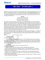 Viet bac – to huu (tiet 1)