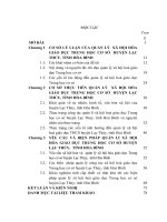 LUẬN văn THẠC sĩ   QUẢN lý xã hội hóa GIÁO dục các TRƯỜNG TRUNG học cơ sở HUYỆN lạc THỦY, TỈNH hòa BÌNH