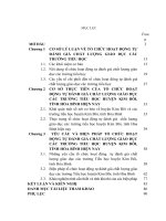 LUẬN văn THẠC sĩ   QUẢN lý HOẠT ĐỘNG tự ĐÁNH GIÁ CHẤT LƯỢNG GIÁO dục ở các TRƯỜNG TIỂU học HUYỆN KIM bôi, TỈNH hòa BÌNH