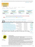 Biện pháp thi công từ móng đến hoàn thiện nhà dân dụng, nhà xưởng