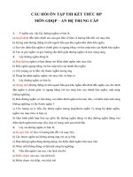 Câu hỏi ôn tập giáo dục quốc phòng an ninh hệ trung cấp