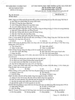 Đề thi THPT QG năm 2017 môn Lịch sử (Đề chính thức)_Mã đề 321