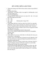 ĐỀ CƯƠNG môn LLDH TNXH