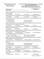 Đề thi THPT QG năm 2017 môn Giáo dục công dân (Đề chính thức)_Mã đề 305