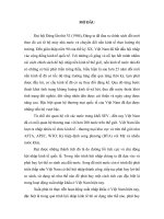 tiểu luận cao học Quam hệ kinh tế quốc tế  sử dụng lợi thế so sánh của việt nam trong hoạt động xuất, nhập khẩu