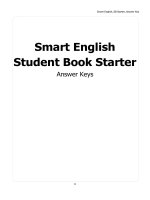 Smart english student book starter answer key 