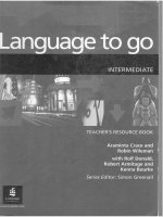 Language to go   int   teachers resource book 1  
