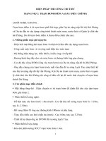 BIỆN PHÁP THI CÔNG CHI TIẾT, HẠNG MỤC: TRẠM BƠM ĐIỂM A (SAU ĐIỀU CHỈNH)