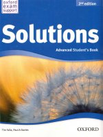 Solutions 2nd ed advanced SB 