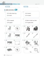 Smart english 1 midterm test 