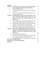 LUẬN văn THẠC sĩ   QUẢN lý HOẠT ĐỘNG GIÁO dục bồi DƯỠNG đạo đức CHO học SINH TRUNG học cơ sở HUYỆN THANH TRÌ, THÀNH PHỐ hà nội HIỆN NAY