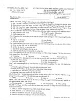 Đề thi THPT QG năm 2017 môn Lịch sử (Đề chính thức)_Mã đề 301