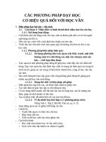 PHƯƠNG PHÁP DẠY HỌC TRONG PHÂN MÔN TIẾNG VIỆT Ở TIÊU HỌC