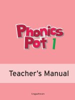 Phonics pot 1 teachers book 