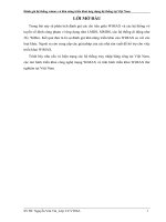 Đánh giá hệ thống wimax và khả năng triển khai ứng dụng hệ thống tại việt nam