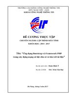 ĐỀ CƯƠNG THỰC TẬP LẬP TRÌNH MÁY TÍNH