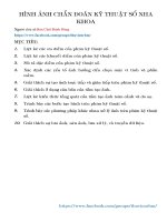 Hình ảnh chẩn đoán kĩ thuật số nha khoa