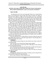 Chuyên đề thi giáo viên dạy giỏi Môn Tin Học - Tên chuyên đề: “Hướng dẫn học sinh lớp 9 thiết kế trang web bằng phần mềm Kompozer và đưa lên mạng Internet”