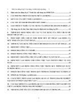 Đề cương tổ chức và định mức lao động  học phần 2