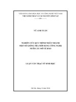 Nghiên cứu quy trình nhân nhanh một số giống mía mới bằng công nghệ nuôi cấy mô tế bào (LV thạc sĩ)