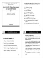 Bai 2   phuong phap danh gia va du bao tac dong moi truong