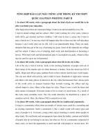 Tổng hợp  chọn lọc các bài luận mẫu tiếng anh trong kỳ thi THPT quốc gia PHẦN WRITING PART II