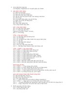 Tài liệu ôn tập công chức môn tin học: phím tắt