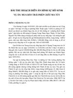 BÀI THU HOẠCH DIỄN án HÌNH sự hồ sơ 06 MA túy LS18 1