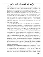 MOT SO VAN DE XA HOI