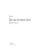 Bai thuc hanh Word 2010