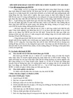 ĐỔI MỚI SINH HOẠT CHUYÊN MÔN DỰA TRÊN NGHIÊN CỨU BÀI HỌC