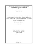 Phân lập, đánh giá đa dạng và khả năng sinh kháng sinh của xạ khuẩn nội sinh trên cây màng tang tại tỉnh Phú Thọ (LV thạc sĩ)