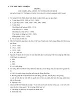 Ngân hàng câu hỏi 6 bài lý luận chính trị