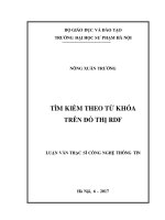 Tìm kiếm theo từ khóa trên đồ thị RDF 