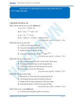 CHUYÊN đề bài tập các MỆNH đề và PHÁT BIỂU ĐÚNG SAI