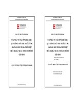 CÁC NHÂN TỐ TÁC ĐỘNG ĐẾN HIỆU QUẢ CHỐNG THẤT THU THUẾ GIÁ TRỊ GIA TĂNG ĐỐI VỚI DOANH NGHIỆP TRÊN ĐỊA BÀN QUẬN 10 THÀNH PHỐ HỒ CHÍ MINH