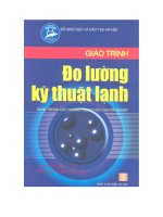 giáo trình kỹ thuật đo lường điện lạnh 