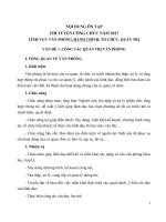 NỘI DUNG ôn tập THI TUYỂN CÔNG CHỨC năm 2017 LĨNH vực văn PHÒNG, HÀNH CHÍNH, tổ CHỨC, QUẢN TRỊ