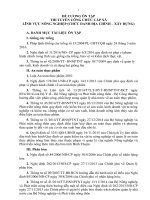 ĐỀ CƯƠNG ôn tập THI TUYỂN CÔNG CHỨC cấp xã LĨNH vực NÔNG NGHIỆP (CHỨC DANH địa CHÍNH – xây DỰNG) năm 2017 