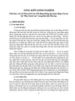 SKKN Phát huy vai trò Phụ trách Sao Nhi đồng thông qua hoạt động Câu lạc bộ “Phụ Trách Sao” trong liên đội Tiểu học