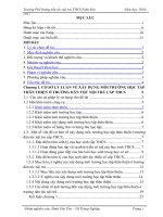 đề tài giải pháp xây dựng môi trường học tập thân thiện ở trường ptdtnt ninh sơn