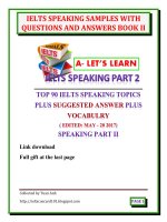 vocabulary for latest ielts topics