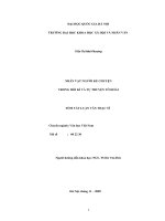 Nhân vật người kể chuyện trong hồi kí và tự truyện Tô Hoài