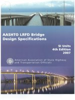 AASHTO LRFD bridge design specifications 4th 2007 (PHẦN 1)