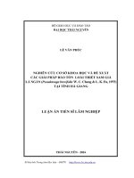 Nghiên cứu cơ sở khoa học và đề xuất các giải pháp bảo tồn loài Thiết sam giả lá ngắn (Pseudotsuga brevifolia W. C Cheng  L. K. Fu, 1975) tại tỉnh Hà Giang (LA tiến sĩ)